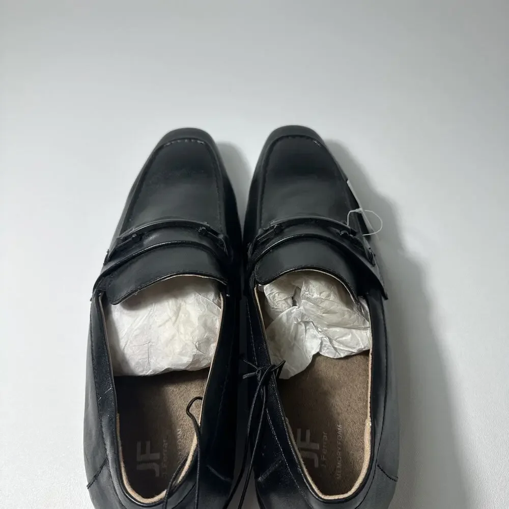 JF J. Ferrar Shadow Men's Dress Shoes Loafers Size 10.5M Slip On. NWT